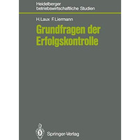 Grundfragen der Erfolgskontrolle [Paperback]