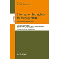 Information Technology for Management: Business and Social Issues: 16th Conferen [Paperback]