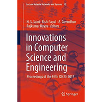 Innovations in Computer Science and Engineering: Proceedings of the Fifth ICICSE [Paperback]