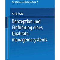 Konzeption und Einf?hrung eines Qualit?tsmanagementsystems [Paperback]