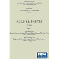 K?lner Papyri [Paperback]