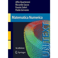 Matematica Numerica [Paperback]