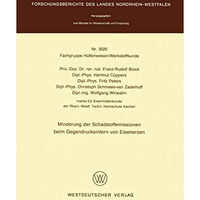 Minderung der Schadstoffemissionen beim Gegendrucksintern von Eisenerzen [Paperback]