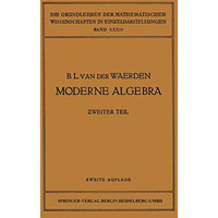 Moderne Algebra [Paperback]