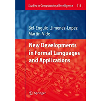 New Developments in Formal Languages and Applications [Hardcover]