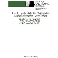 Pers?nlichkeit und Computer [Paperback]