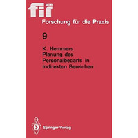 Planung des Personalbedarfs in indirekten Bereichen [Paperback]