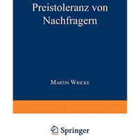 Preistoleranz von Nachfragern [Paperback]