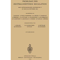 Probleme der zentralnerv?sen Regulation: Bad Oeynhausener Gespr?che 27. Und 28.  [Paperback]