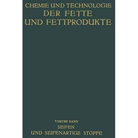 Seifen und Seifenartige Stoffe [Paperback]