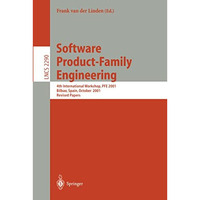 Software Product-Family Engineering: 4th International Workshop, PFE 2001 Bilbao [Paperback]