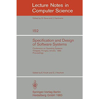 Specification and Design of Software Systems: Conference on Operating Systems. V [Paperback]