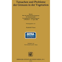 Tatsachen und Probleme der Grenzen in der Vegetation [Paperback]