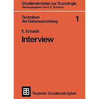 Techniken der Datensammlung 1: Interview [Paperback]