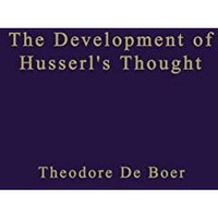 The Development of Husserls Thought [Hardcover]