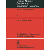 The Modelling of Systems with Small Observation Sets [Paperback]