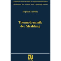 Thermodynamik der Strahlung [Paperback]