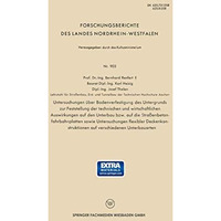 Untersuchungen ?ber Bodenverfestigung des Untergrunds zur Feststellung der techn [Paperback]