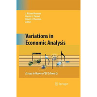 Variations in Economic Analysis: Essays in Honor of Eli Schwartz [Paperback]