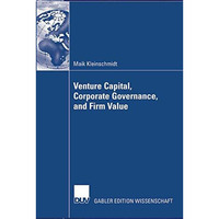 Venture Capital, Corporate Governance, and Firm Value [Paperback]