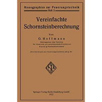 Vereinfachte Schornsteinberechnung [Paperback]