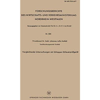 Vergleichende Untersuchungen am Schopper-Scheuerpr?fger?t [Paperback]