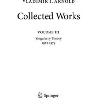 Vladimir Arnold  Collected Works: Singularity Theory 19721979 [Hardcover]