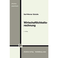 Wirtschaftlichkeitsrechnung [Paperback]