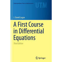 A First Course in Differential Equations [Paperback]