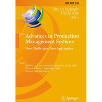 Advances in Production Management Systems: New Challenges, New Approaches: Inter [Hardcover]