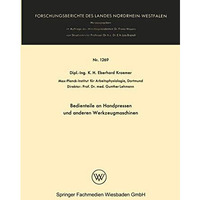 Bedienteile an Handpressen und anderen Werkzeugmaschinen [Paperback]