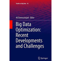 Big Data Optimization: Recent Developments and Challenges [Paperback]