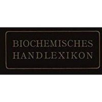 Biochemisches Handlexikon: V. Band: Alkaloide, Tierische Gifte, Produkte der inn [Paperback]