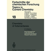 Chemistry of Adamantanes [Paperback]