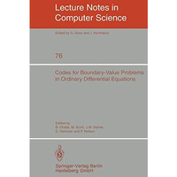 Codes for Boundary-Value Problems in Ordinary Differential Equations: Proceeding [Paperback]