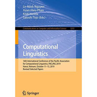 Computational Linguistics: 16th International Conference of the Pacific Associat [Paperback]