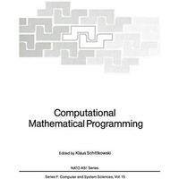 Computational Mathematical Programming [Paperback]