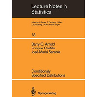 Conditionally Specified Distributions [Paperback]