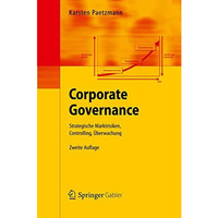 Corporate Governance: Strategische Marktrisiken, Controlling, ?berwachung [Paperback]