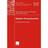 Digitaler Personalausweis: Eine Machbarkeitsstudie [Paperback]