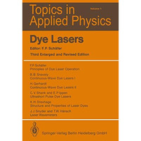 Dye Lasers [Paperback]