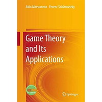 Game Theory and Its Applications [Hardcover]