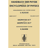 Geophysik III / Geophysics III [Paperback]