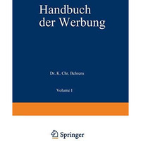 Handbuch der Werbung [Paperback]