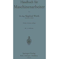 Handbuch f?r Maschinenarbeiter [Paperback]