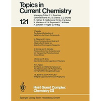 Host Guest Complex Chemistry III [Paperback]