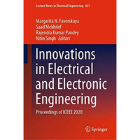 Innovations in Electrical and Electronic Engineering: Proceedings of ICEEE 2020 [Hardcover]