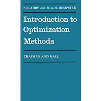 Introduction to Optimization Methods [Paperback]