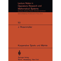 Kooperative Spiele und M?rkte [Paperback]