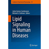 Lipid Signaling in Human Diseases [Paperback]